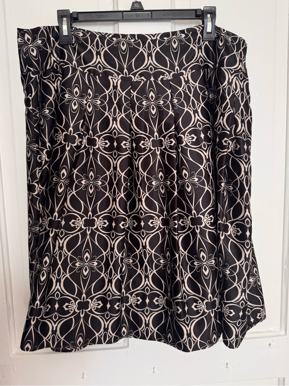 Black and beige skirt